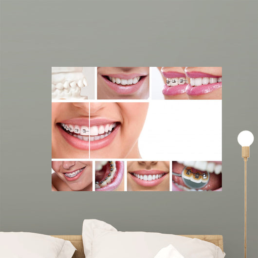 Dental Braces Wall Decal