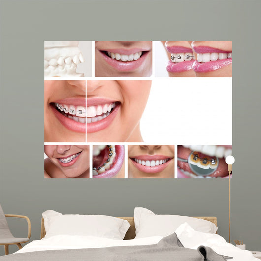 Dental Braces Wall Decal