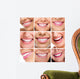 Teeth Collage People Smiles Wall Decal