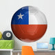 Soccer Ball with Chilean Wall Decal