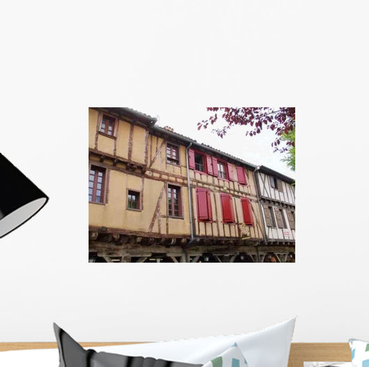 Timbered Houses from Mirepoix Wall Decal