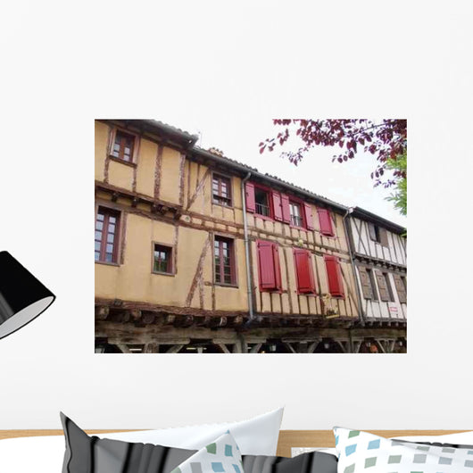 Timbered Houses from Mirepoix Wall Decal
