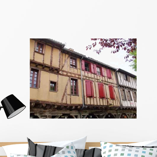 Timbered Houses from Mirepoix Wall Decal