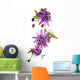 Passion Flowers Vine Wall Decal