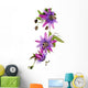 Passion Flowers Vine Wall Decal