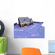 3D Render House Blueprints Wall Decal