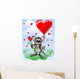 Valentine Mouse Wall Decal