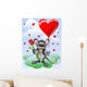 Valentine Mouse Wall Decal