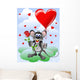 Valentine Mouse Wall Decal