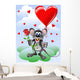 Valentine Mouse Wall Decal