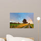 Rainbow over Field Road Wall Decal