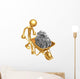 Wheelbarrow Full Gears Wall Decal