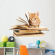 Cute Little Red Kitten Wall Decal Design 1