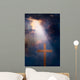 Cross and Dramatic Sky Wall Decal