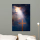 Cross and Dramatic Sky Wall Decal