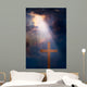 Cross and Dramatic Sky Wall Decal