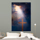 Cross and Dramatic Sky Wall Decal