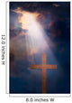 Cross and Dramatic Sky Wall Decal