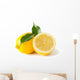 Lemons with Leaves Wall Decal