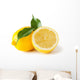 Lemons with Leaves Wall Decal