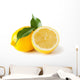 Lemons with Leaves Wall Decal