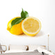 Lemons with Leaves Wall Decal