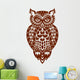 Brown Owl Wall Decal