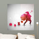 Santa Claus with Gifts Wall Decal