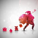 Santa Claus with Gifts Wall Decal