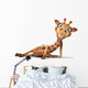 Giraffe Wall Decal Design 1