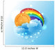 Sun Cloud and Rainbow Wall Decal