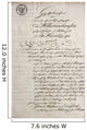 Handwritten Text Antique Manuscript Wall Decal