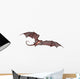 Black Red Dragon Wall Decal