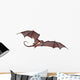 Black Red Dragon Wall Decal