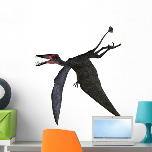 Dorygnathus Pterosaur White Wall Decal