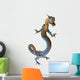 Gold Blue Dragon Wall Decal