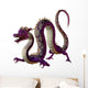 Purple Jewel Dragon Wall Decal