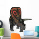 Torosaurus White Wall Decal