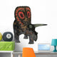 Torosaurus White Wall Decal