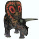 Torosaurus White Wall Decal