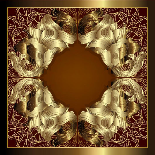 Luxury Gold Frame Wall Decal