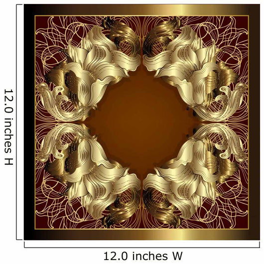 Luxury Gold Frame Wall Decal