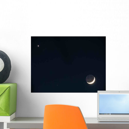 Moon and Venus Wall Decal