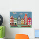 Buildings Amsterdam Vector Illustration Wall Decal