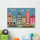 Buildings Amsterdam Vector Illustration Wall Decal