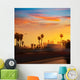 La Los Angeles Sunset Wall Decal