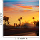 La Los Angeles Sunset Wall Decal