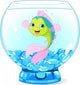 Cute Cartoon Fish Aquarium Wall Decal