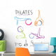 Pilates Wall Decal