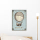 Vintage Card with Hot Wall Decal